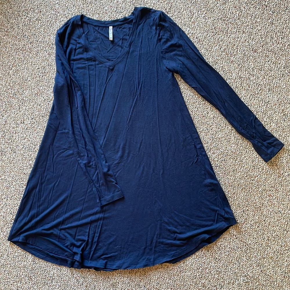 Z supply long sleeve tshirt dress.